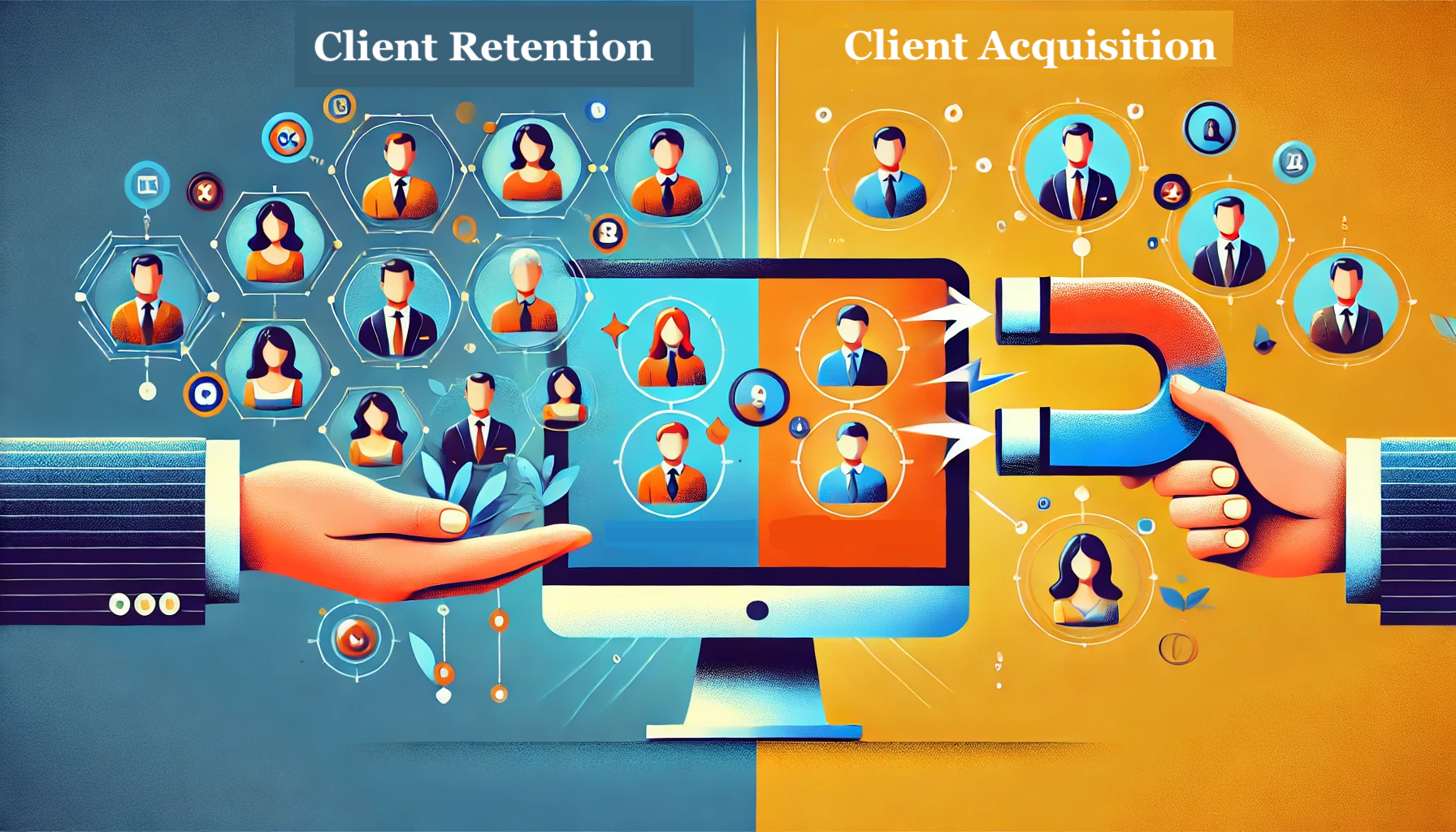client retention vs acquisition