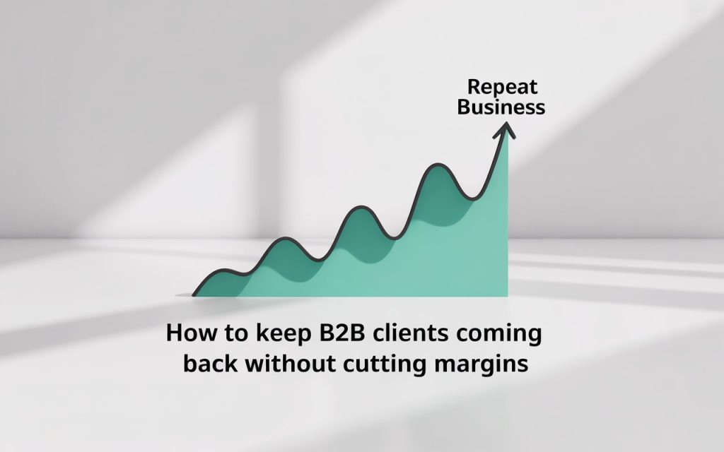 Repeat business in B2B for customer retention