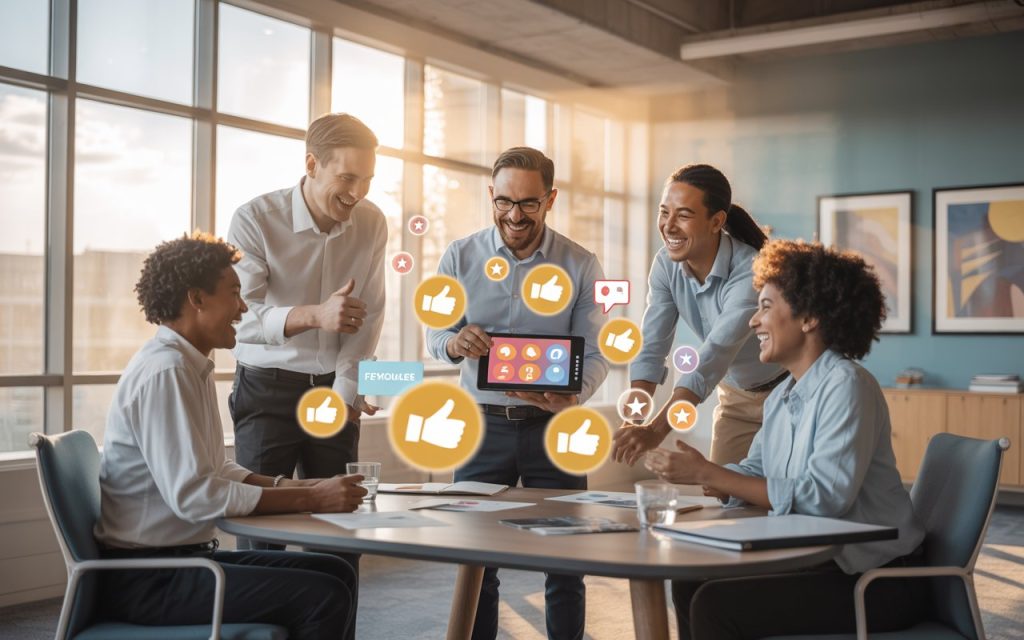 Real-time employee recognition
