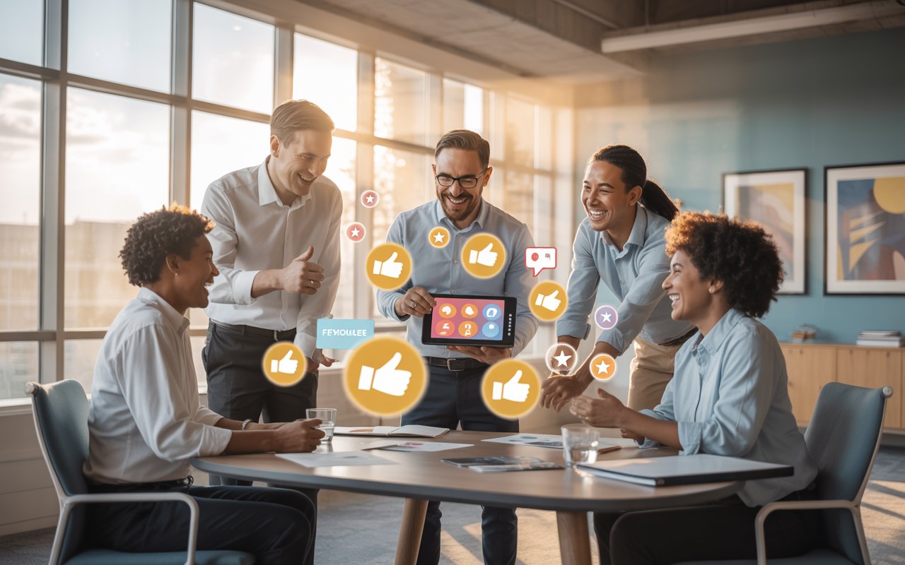 Real-time employee recognition