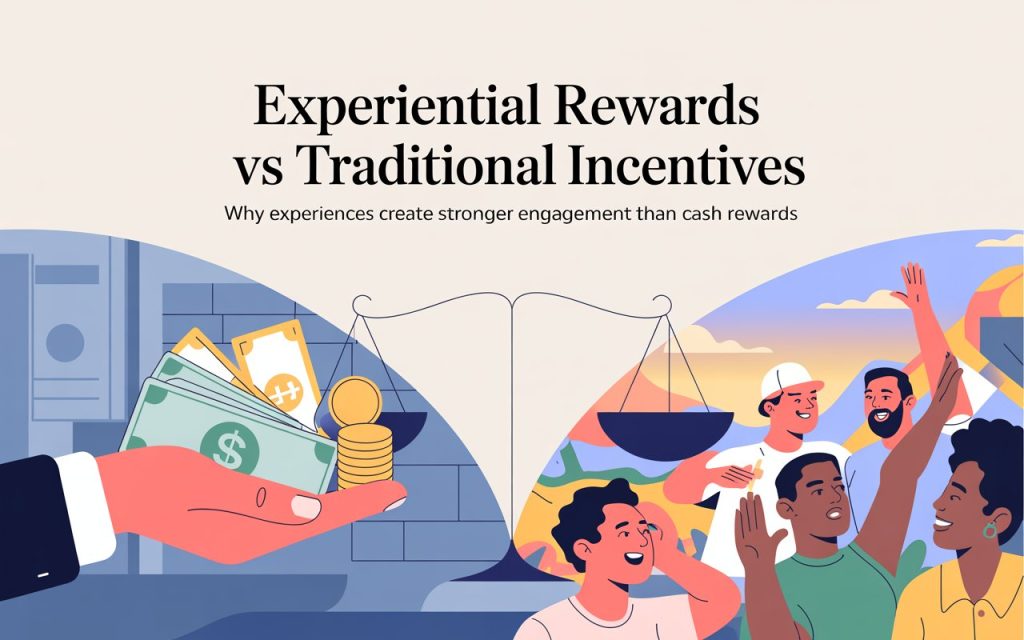 experiential rewards vs traditional incentives