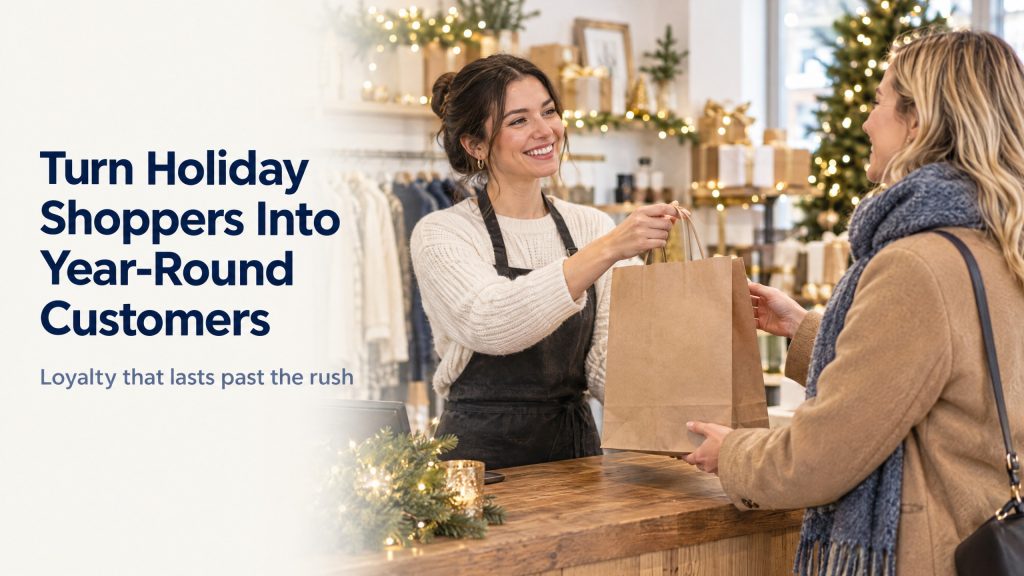 turn holiday shoppers into loyal customers
