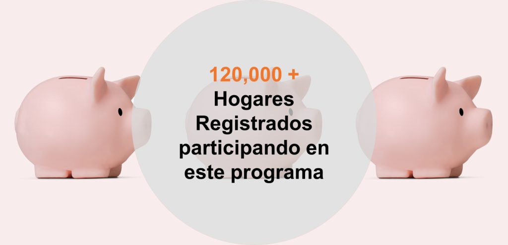 120 mil hogares registrados